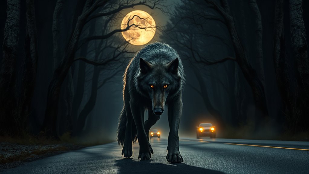 mysterious large intelligent creature