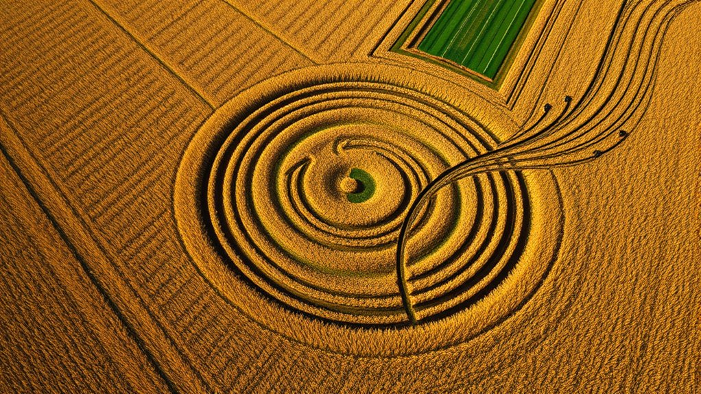 mysterious summer crop circles