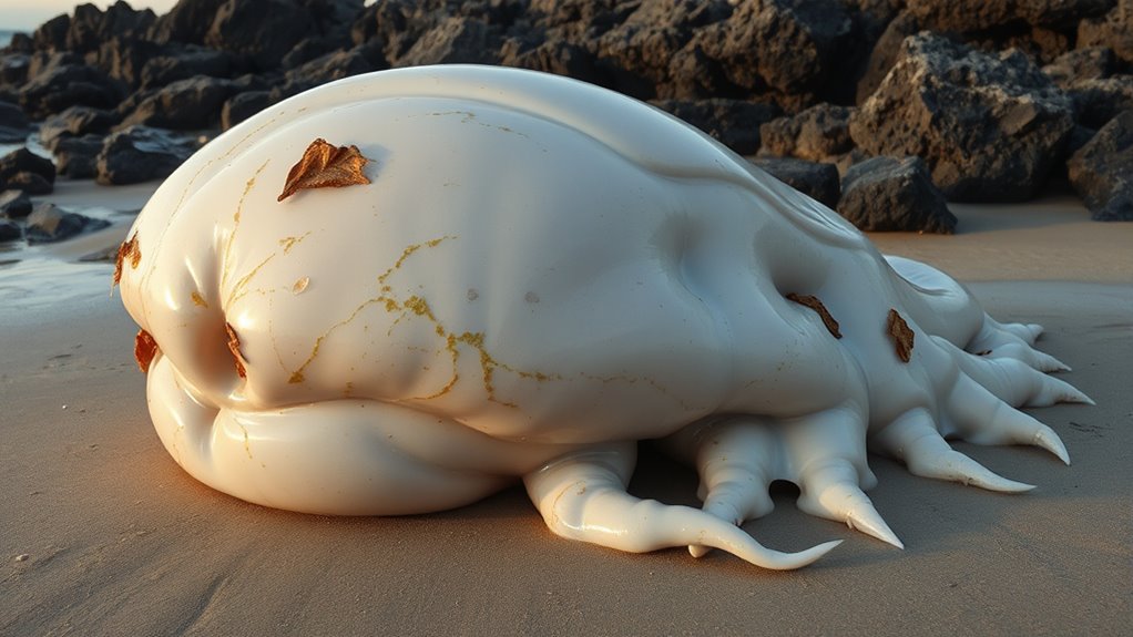 mystery of decomposed marine masses