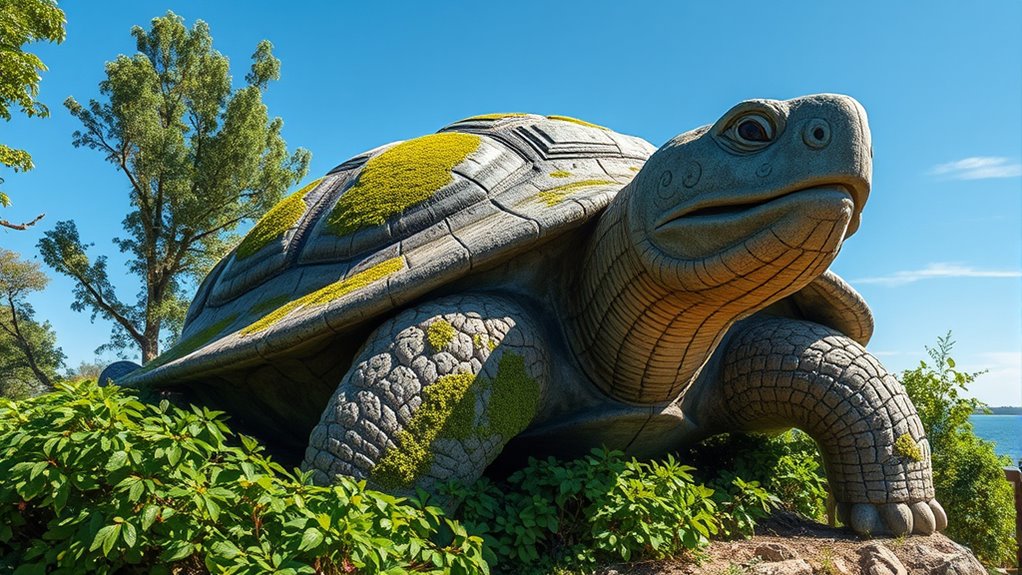 mystery of giant turtle