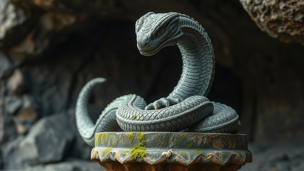 mythical deadly serpent symbolism