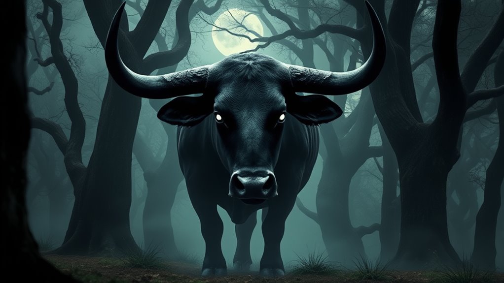 mythical ghost bull symbol