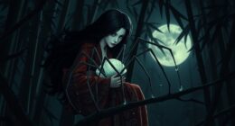 mythical japanese spider woman