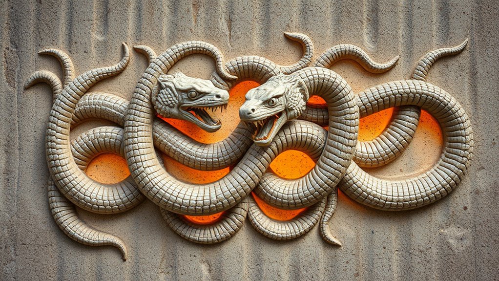 mythical multi headed serpent creatures