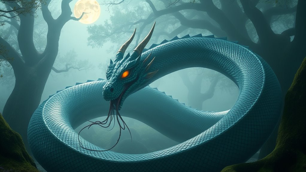 mythical serpent symbolizes resilience
