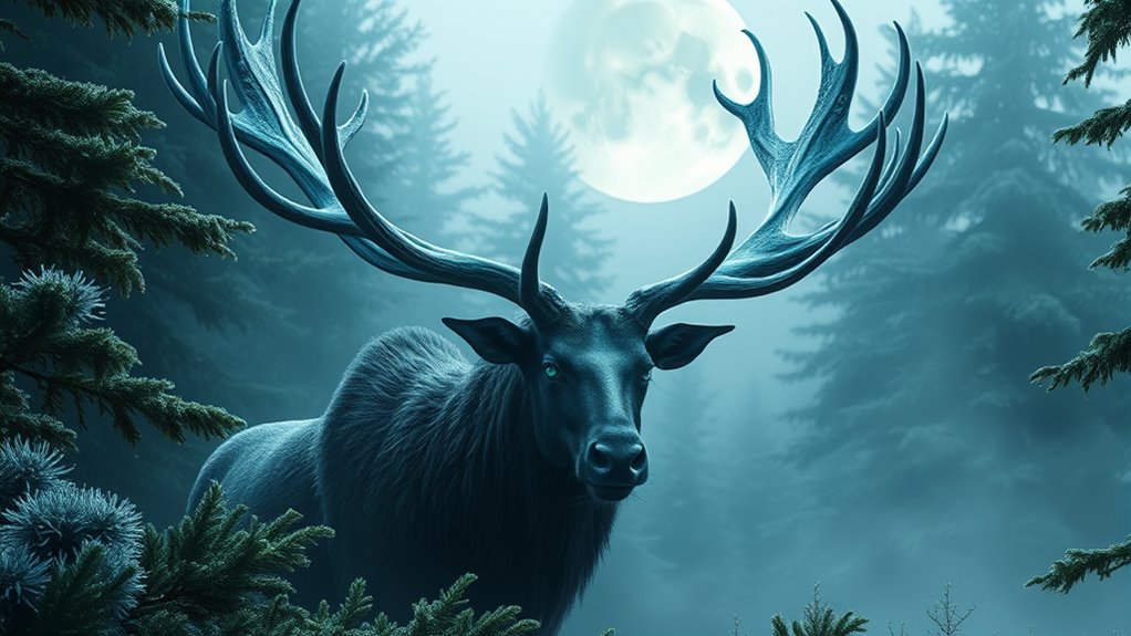 norse forest elk spirit