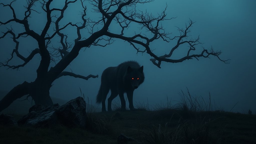 northern black ghosts forewarn death