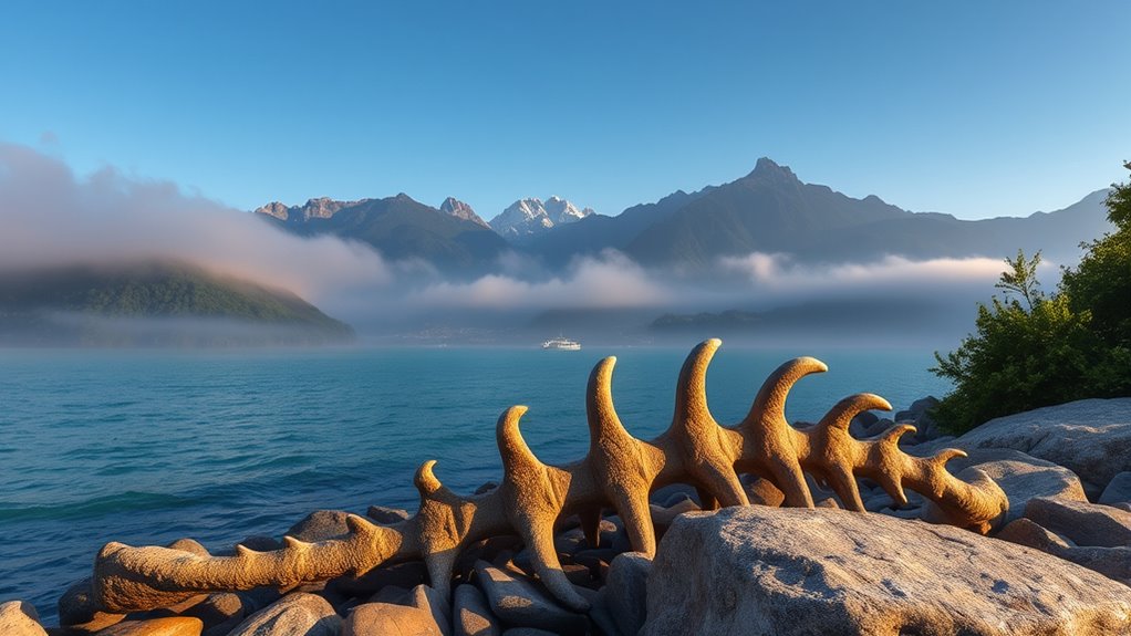 prehistoric lake como fossils