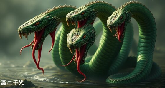 regenerating headed greek monster