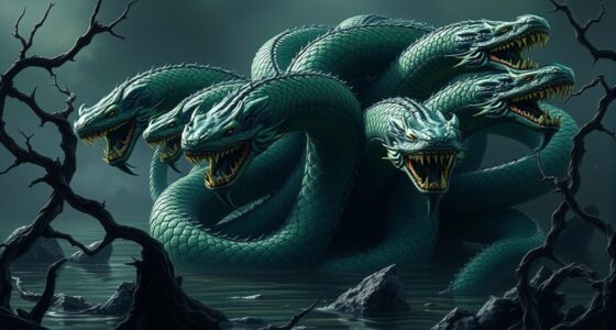 regenerating heads greek monster