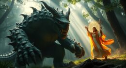 saints fight legendary monsters