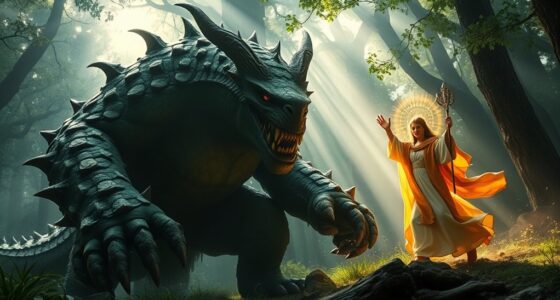 saints fight legendary monsters