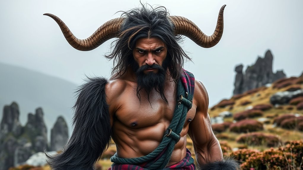 scottish half man monster