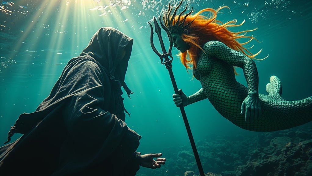 sea monk versus merman legends
