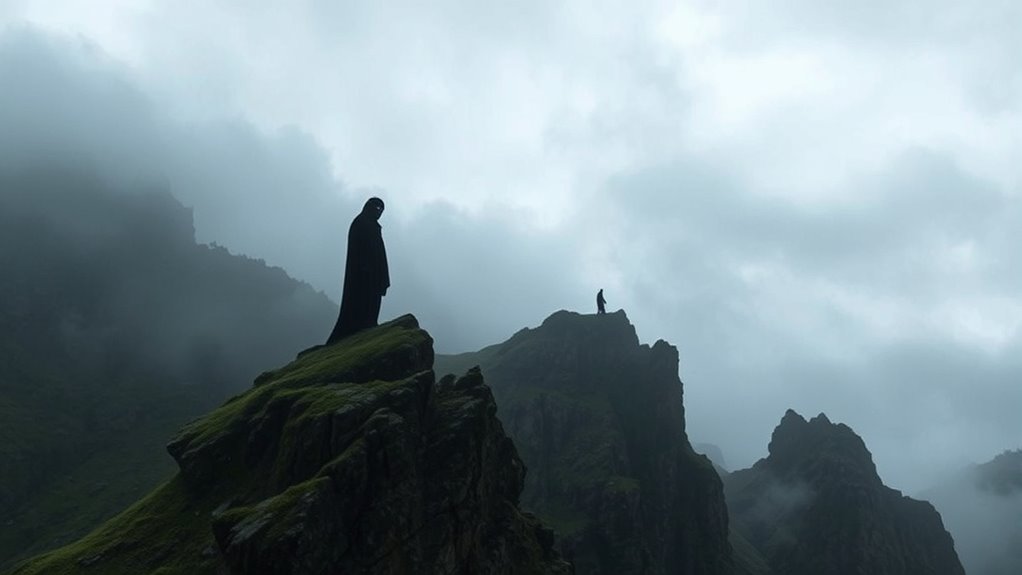 silent shadowy mountain watchers