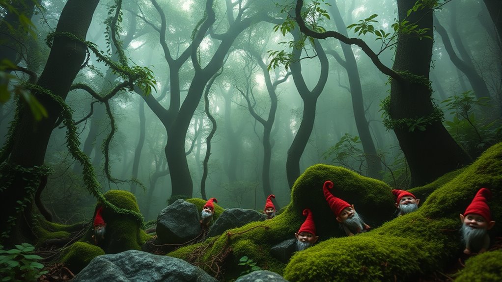 small forest dwelling spirits