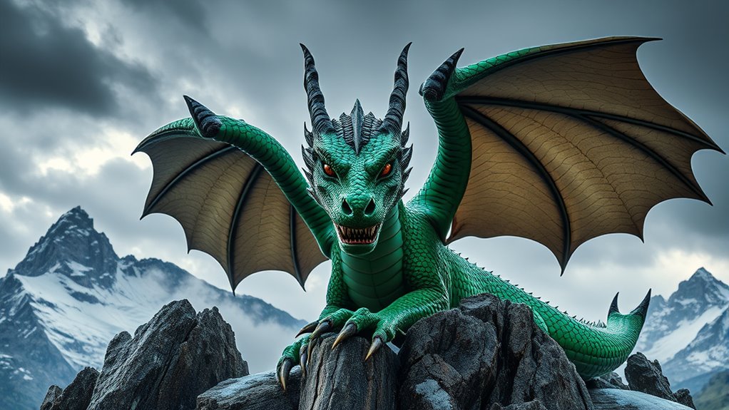 swiss mountain dragon legend