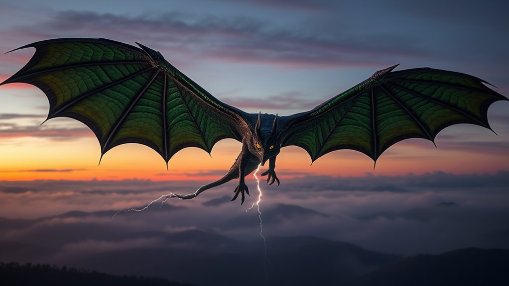 winged dragon like beast