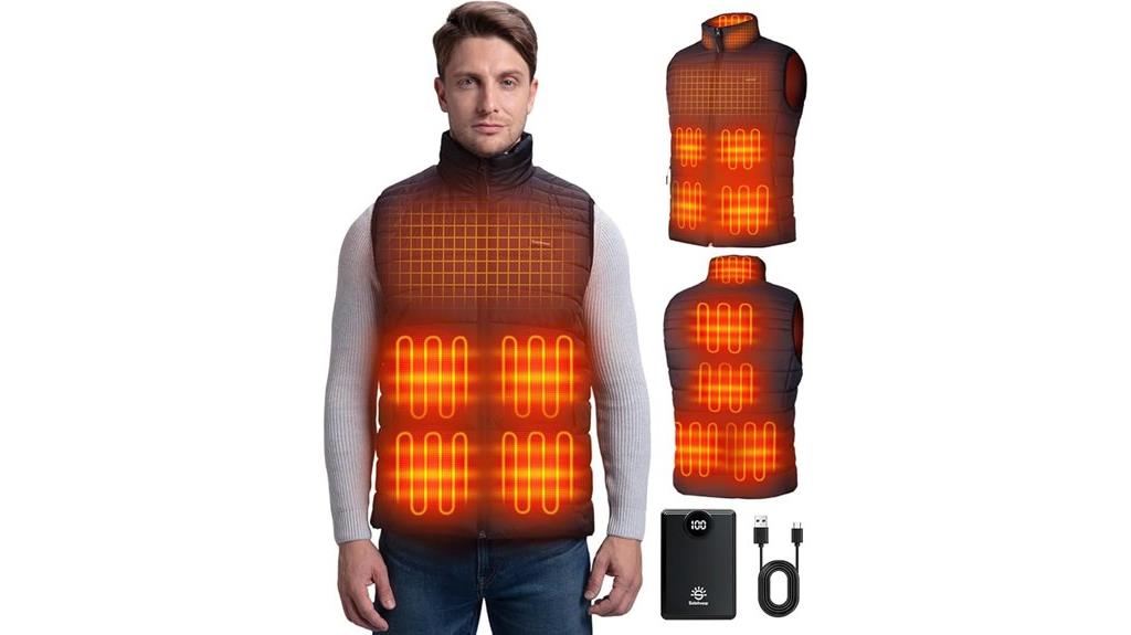 men s heated vest 9 zones