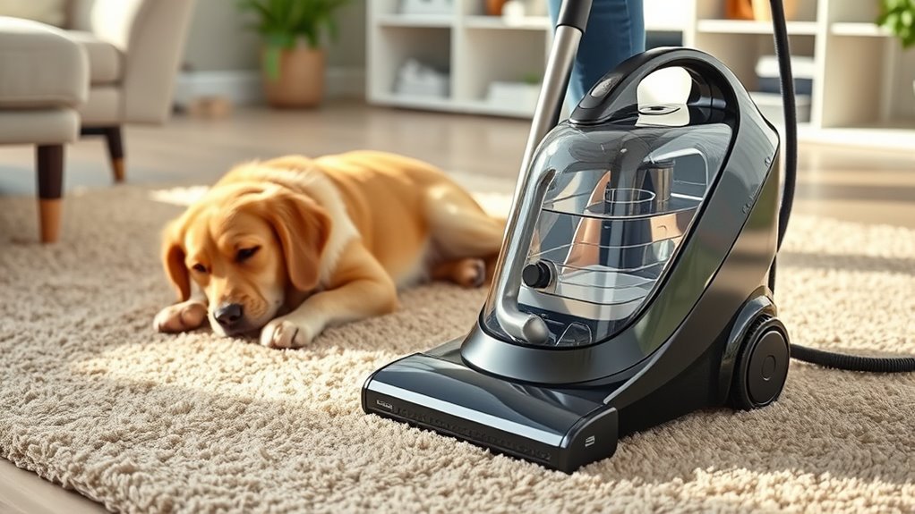 pet stain removal features
