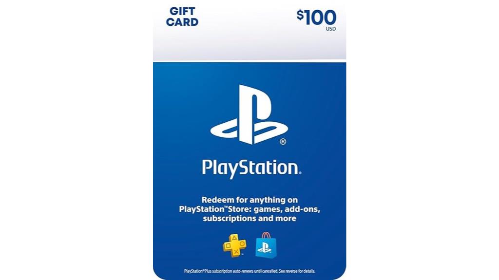 physical 100 playstation card