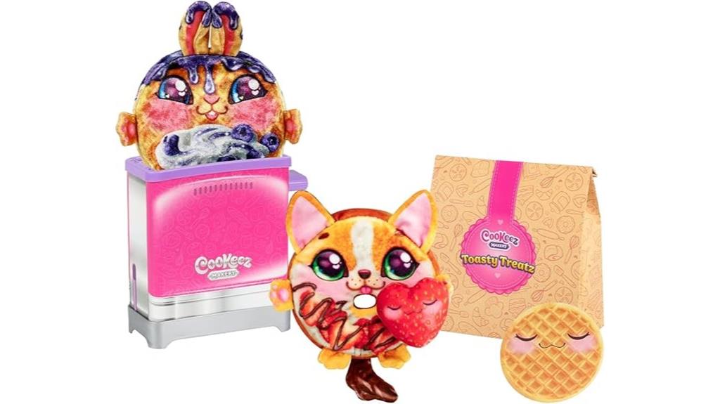 toaster plush gift set