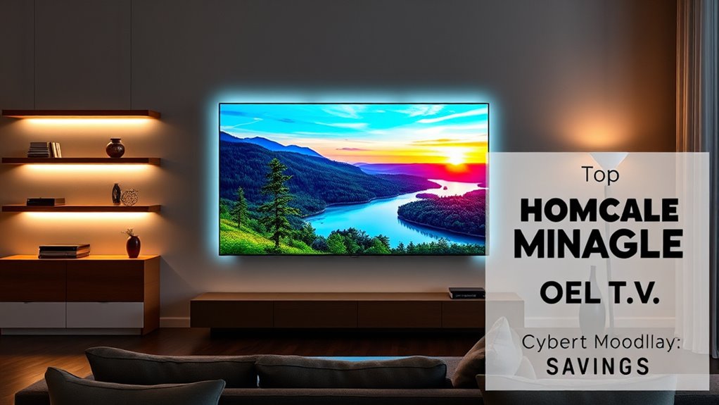 top oled tv cyber monday deals