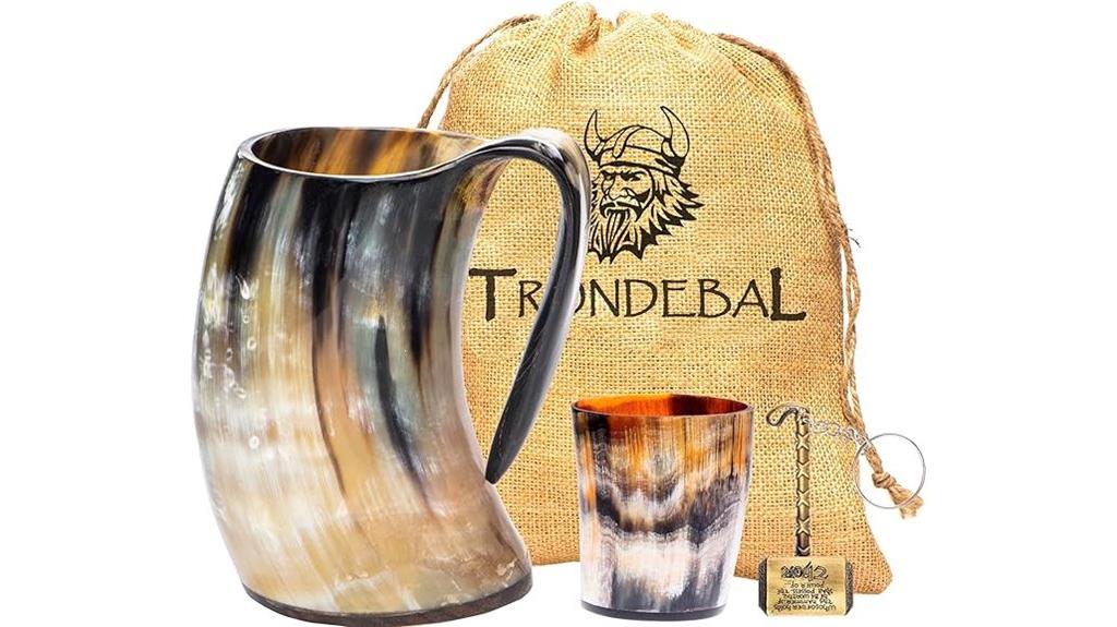viking horn mug 20oz