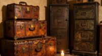 antique storage enhances folklore ambiance