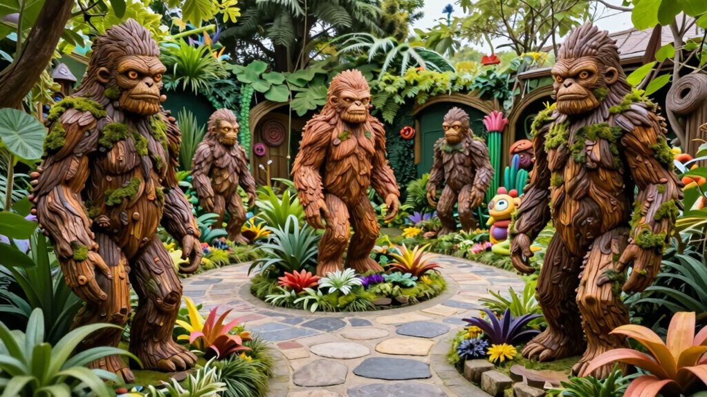 bigfoot statues spark curiosity outdoors