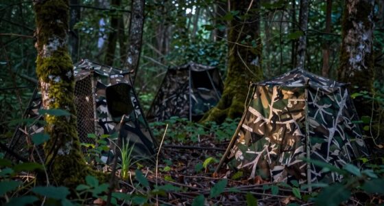 camouflage shelters for surveillance