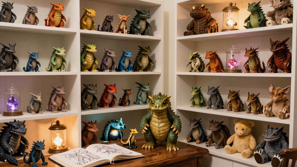 create a monster collection corner