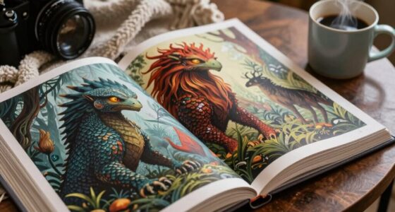 cryptid themed coffee table books