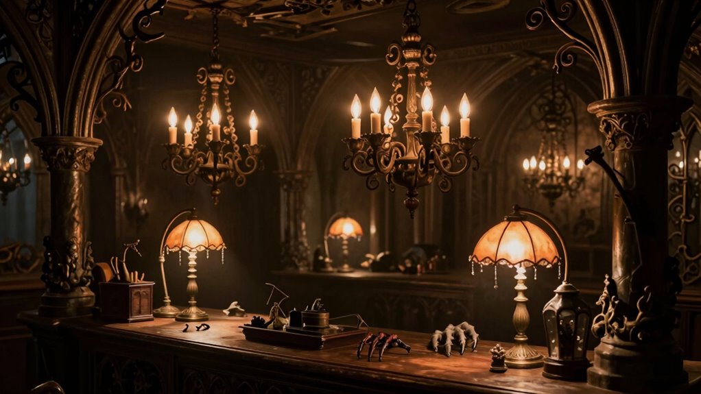 dark gothic lighting decor