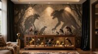 decorative accents enhance ambiance