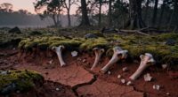 fossils and monster sightings