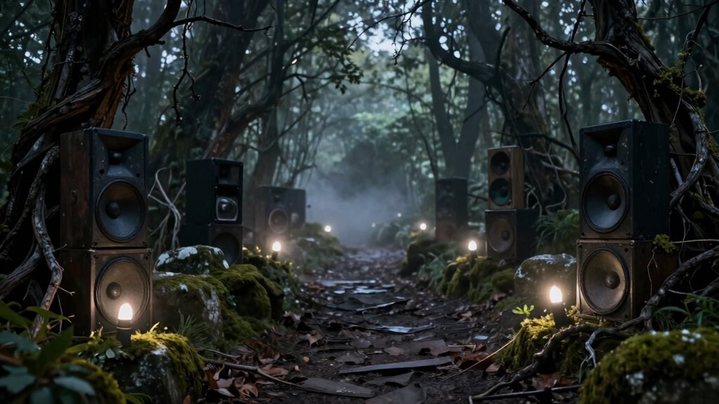 haunted outdoor sound systems