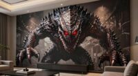 ideal wall art size