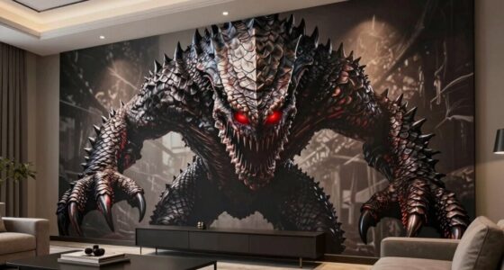 ideal wall art size