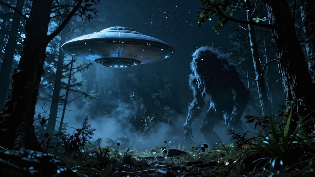 interconnected ufo and cryptids