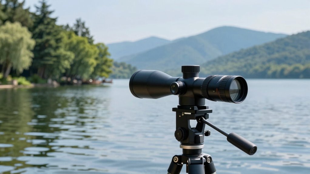 lakeside tree line observation