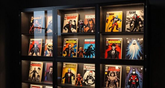 monster comic storage cabinets