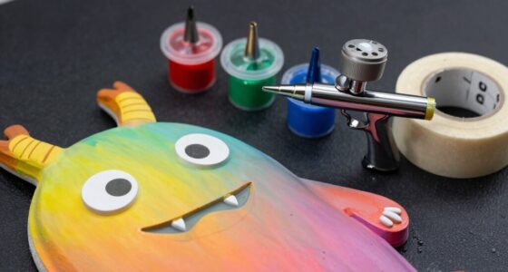 monster prop airbrushing tips