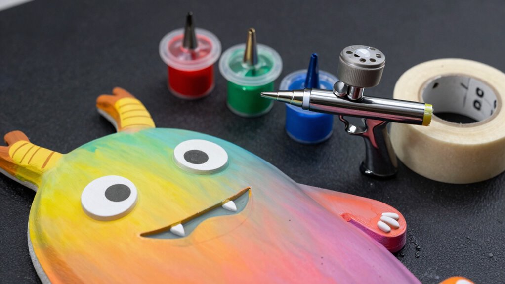 monster prop airbrushing tips