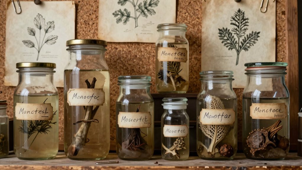 monster specimen display setup