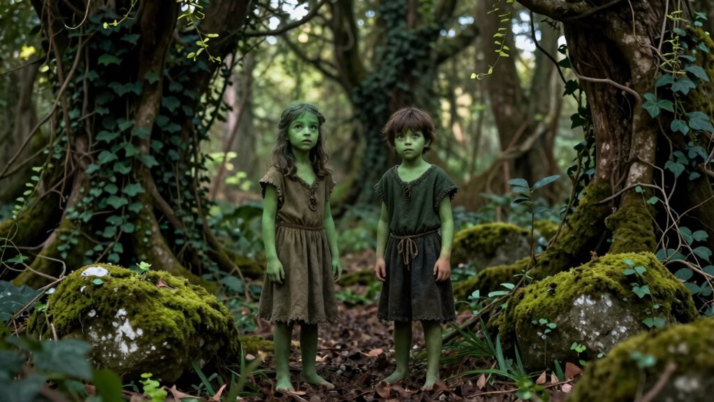 mysterious green children s folklore