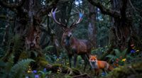 mystical forest creature symbol