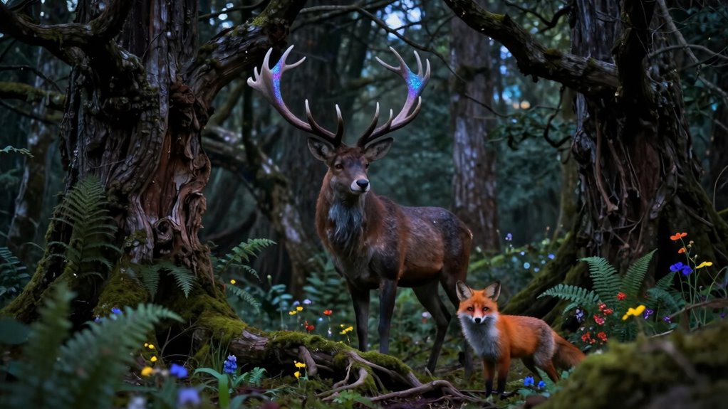 mystical forest creature symbol