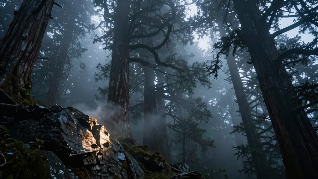 mystical forest mountain noises