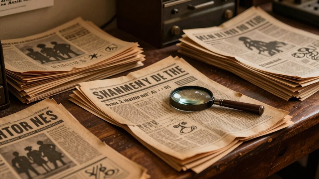 newspapers enhanced 19th century mysteries